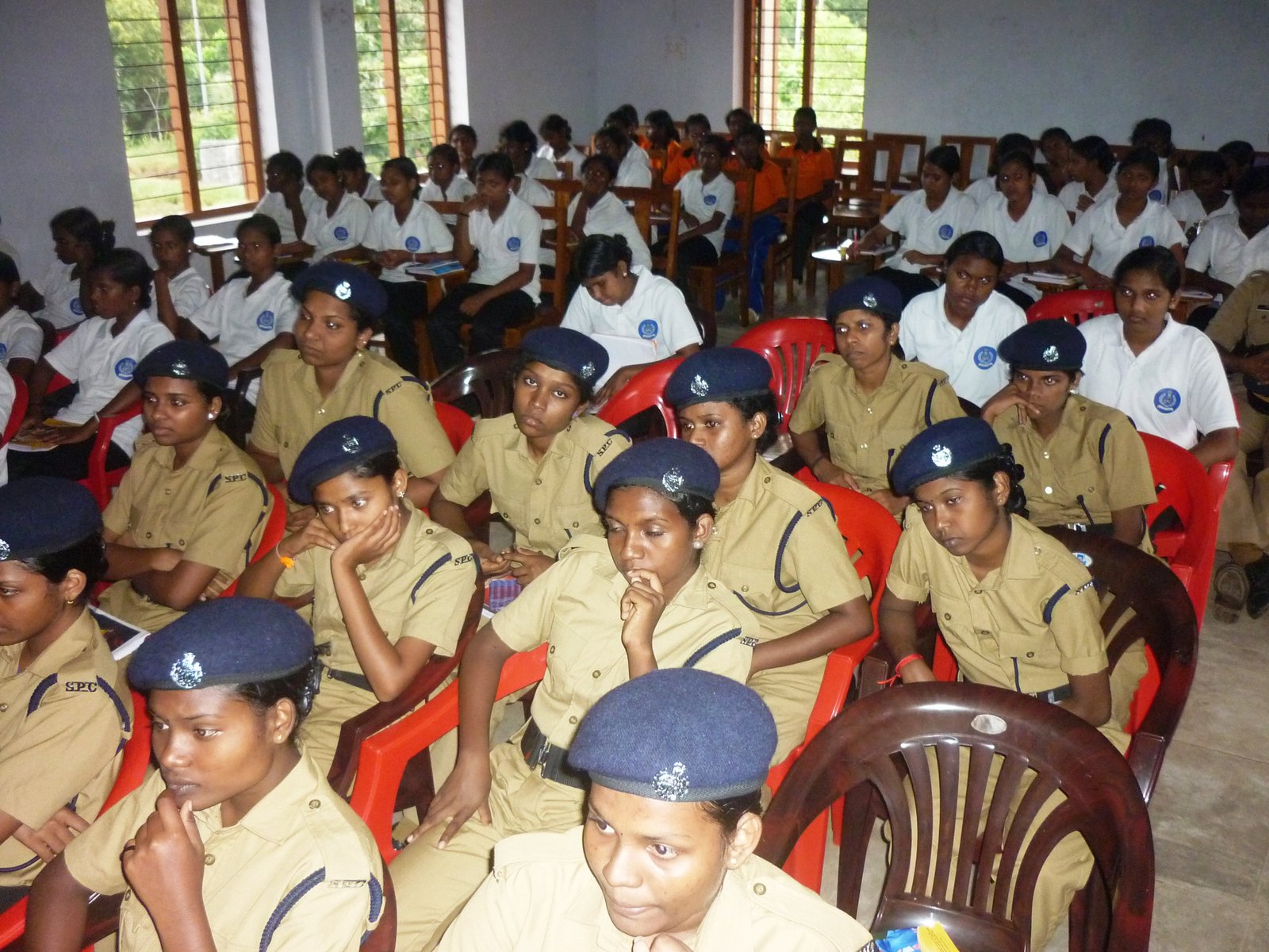 Students Police Cadet  Days Camp